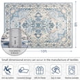 thumbnail image 7 of Homore Traditional Pattern Mystic Medallion Area Rug,8' x 10',Cream, 7 of 7