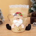 thumbnail image 3 of Christmas Doll Bag Mini Wrap Bags with Drawstring for Holiday Parties - Reusable Candy Shaped Decorative Packaging for Children, 3 of 3