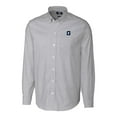 thumbnail image 2 of Men's Cutter & Buck Charcoal Georgetown Hoyas Vault Big & Tall Oxford Stripe Long Sleeve Button-Down Shirt, 2 of 3