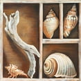 thumbnail image 2 of Broome, Ted 15x15 Gold Ornate Wood Framed with Double Matting Museum Art Print Titled - From the Ocean I, 2 of 4