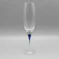 thumbnail image 2 of Orrefors Crystal Intermezzo Blue Flute Champagne Glass, 2 of 6