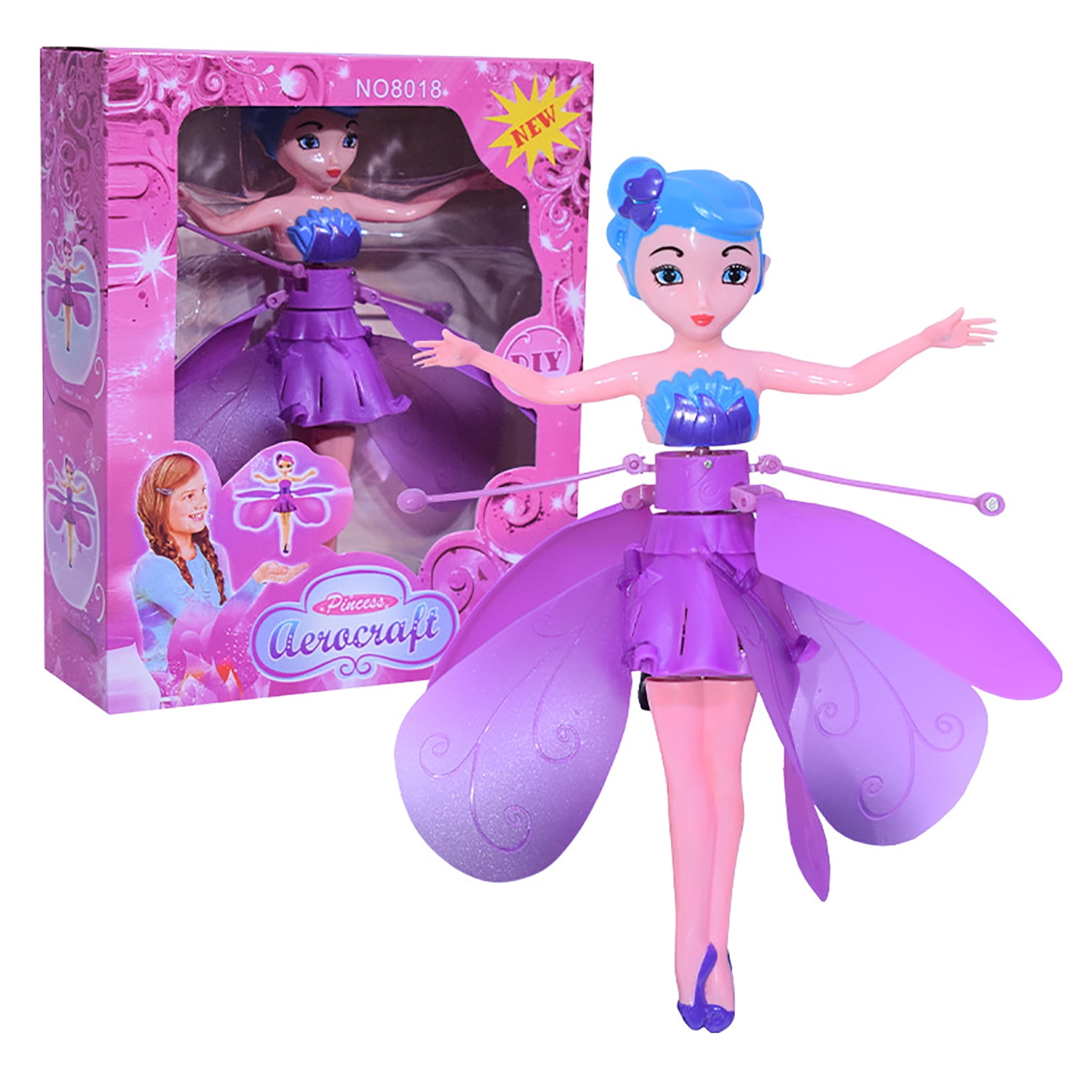 Infred Sensing Palm Remote Control Flying Fairy Doll, a flying fairy