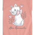 thumbnail image 3 of Disney - The Aristocats - How Romantic Marie - Girls Fitted Short Sleeve Graphic T-Shirt, 3 of 5