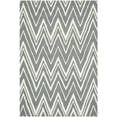 thumbnail image 2 of SAFAVIEH Cambridge Sam Geometric Wool Area Rug, Dark Gray/Ivory, 4' x 6', 2 of 8