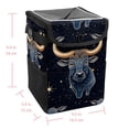 thumbnail image 5 of Taurus Constellation Foldable Car Garbage Can with Lid, Leak-Proof, and Hanging Storage Bag - Trash Can for Car, Car Trash Bin, Mini Trash Can, 5 of 6