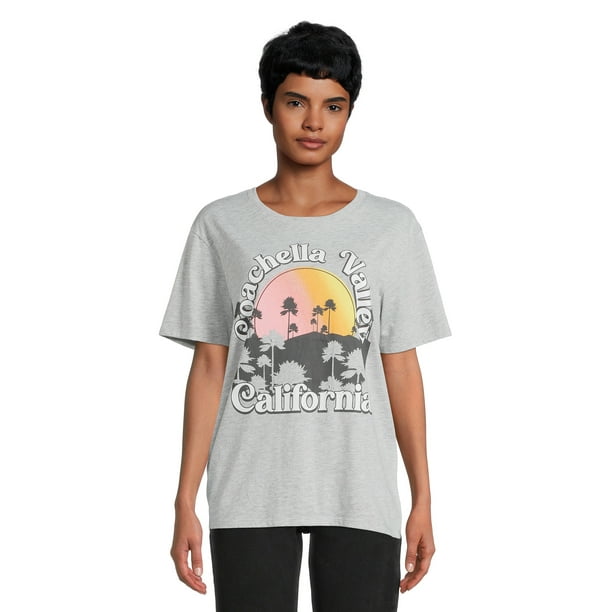 Time and Tru Women's Destination Graphic T-Shirt - Walmart.com