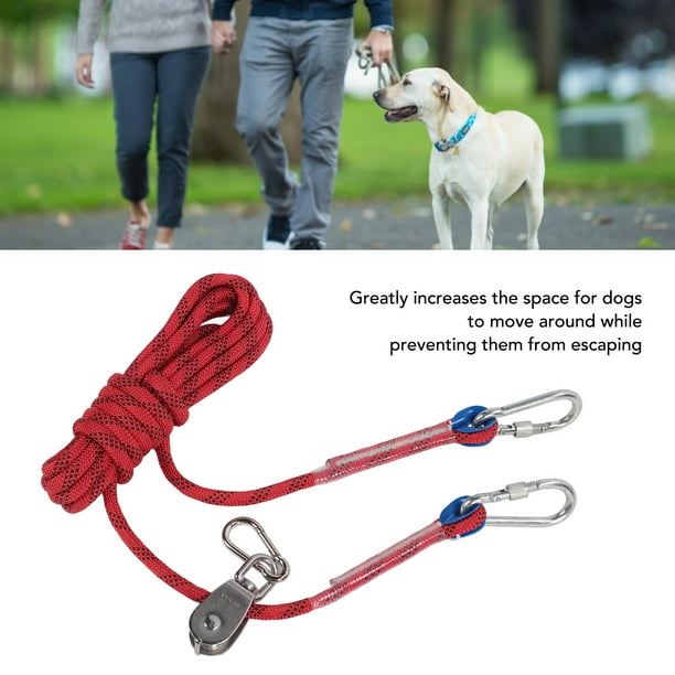 Correa Corta Para Perro De 2 Metros - Cuero Y Cuerda - Hebilla Rápida, Mango Ergonómico - Ideal Para Paseos Y Entrenamiento