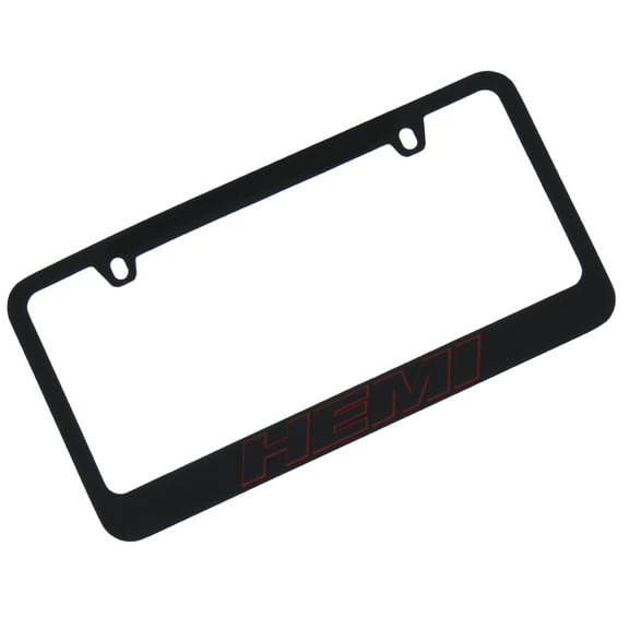 Hemi License Plate Frame (Black)