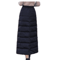 thumbnail image 2 of 1PCS winter skirt-[horizontal line] black-2XL, 2 of 5