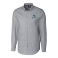thumbnail image 2 of Men's Cutter & Buck Charcoal Citadel Bulldogs Stretch Oxford Big & Tall Long Sleeve Dress Shirt, 2 of 3