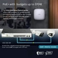 thumbnail image 3 of D-Link 10-Port Gigabit Smart Managed PoE Switch - DGS-1210-10P, 3 of 16