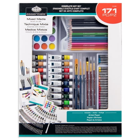Royal & Langnickel Essentials - 171pc Mixed Media Art Set, for Beginner to Advanced Artists