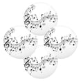 thumbnail image 2 of IAUYY Set of 6 Round Placemats for Dining Tables Heat-Resistant and Wear-Resistant DIY Printing Design Table Placemats，Applicable for Christmas Floating Musical Notation Elements, 2 of 7