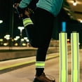 thumbnail image 4 of EXHUMKY 2Ud Banda Ajustable Reflectante Verde Para Correr Y Uso En Zonas Sin, 4 of 6