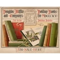 thumbnail image 2 of Ludvig Sandöe Ipsen 14x12 Gold Ornate Wood Frame and Double Matted Museum Art Print Titled - Houghton Mifflin and Company's Holiday Books for Mdcccxcv (1895), 2 of 4