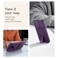 thumbnail image 2 of SURITCH for Samsung Galaxy A37 / A36 Phone Case, Magnetic Protective Cover with Camera Cover and Adjustable Metal Kickstand, Purple, 2 of 7