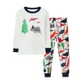 thumbnail image 3 of WIBACKER 2-7 Years Toddler and Little Boys' Long Sleeve Top and Pants Snug Fit 100% Cotton 2 Piece Pajama Set - Dinosaur, 3 of 7