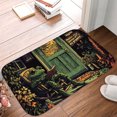 thumbnail image 5 of 1pc Frog Reading on Porch Absorbent Non-Slip Bathroom Thickened Flannel Rug Decor,Soft,Quick Drying,Suitable For Indoor/outdoor Use,Bathrooms,Bedrooms,Kitchens,Terrace,Laundry Rooms,16"x24", 5 of 9