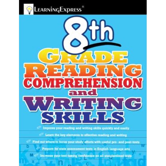 Pre-Owned 8th Grade Reading Comprehension and Writing Skills (Paperback) by Learning Express LLC (Creator)