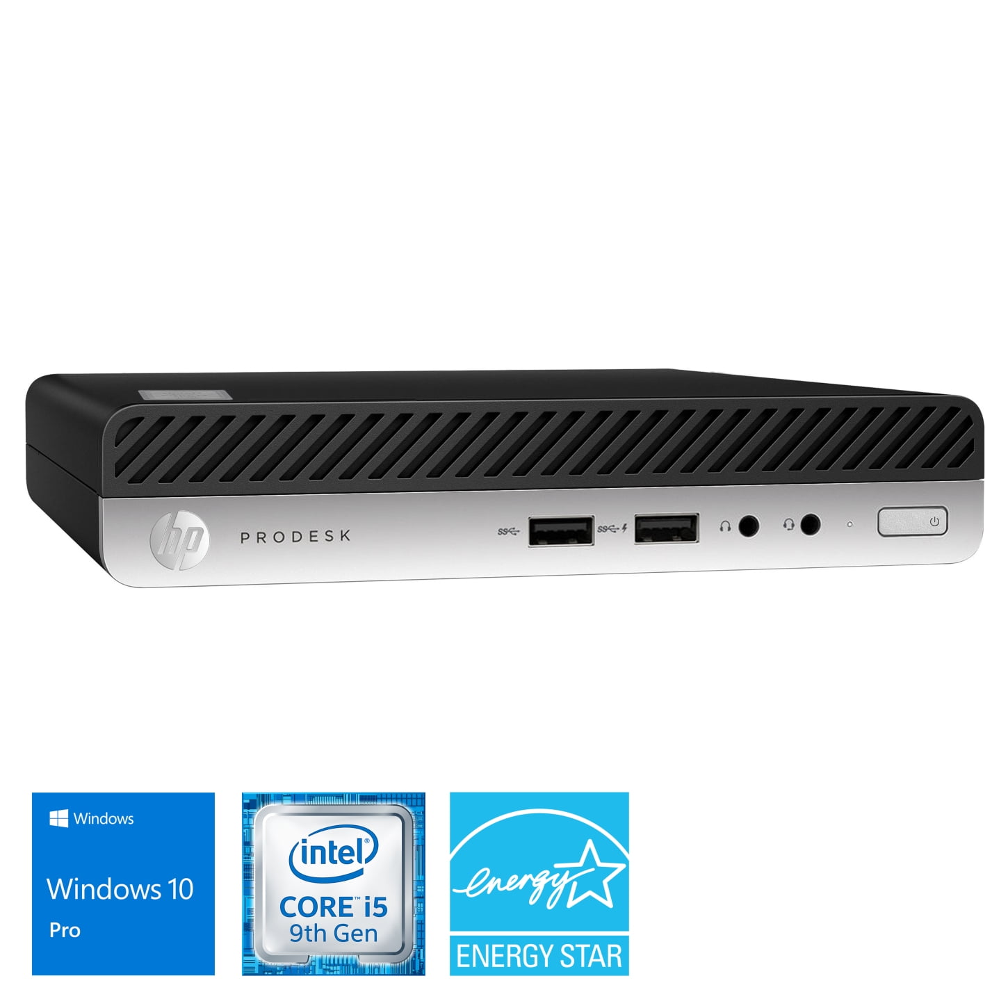 HP ProDesk 400 G5 Mini PC, Intel Core i5-9500T Upto 3.7GHz, 8GB
