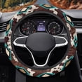 thumbnail image 2 of Uorisanigo Aztec Print 15 Inch Car Wheel Cover for Women Cow Print Car Steering Wheel Protector for Most Vehicle Breathable Fluffy Steering Wheel Cover for Winter Car Accessories Gift for Mom, 2 of 8