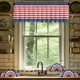 thumbnail image 1 of Cortina corta con cenefa de poliéster con la bandera de EE. UU., 137 x 45 cm, ideal para cocina, sala de estar, 4 de julio, Día de la Independencia | Filtración de luz solar | Decoración del hogar, 1 of 6