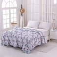 thumbnail image 2 of Mainstays Twin Super Soft Plush Bed Blanket in White Snowflake, 2 of 6