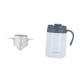 thumbnail image 1 of Cafetera de goteo manual con aislamiento térmico, cafetera de acero inoxidable. blanco sin cuchara, 1 of 9