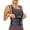 Gray, variant on LELINTA Women Polymer Hot Sweat Sauna Suit Waist Trainer Vest Slimming Vest Body Shaper for Weight Loss Shirt TaLELINTA Top Corset Sweat Vest with Zipper