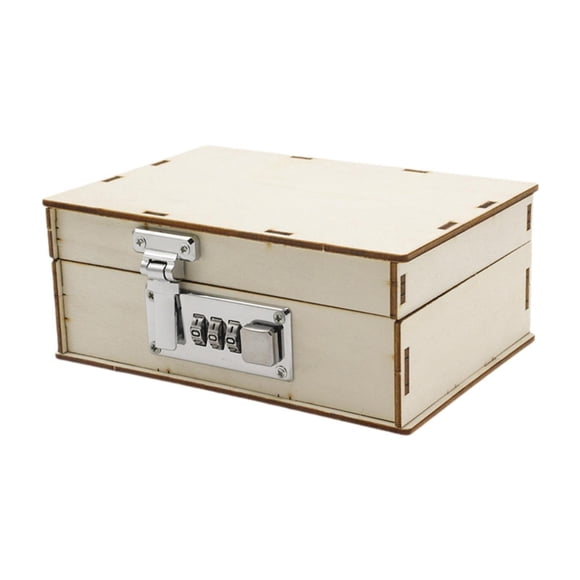 Bunblic Matériel de Fabrication de Boîte à Serrure en Bois Durabilité Artisanale Cadeau Aides Pédagogiques Grand