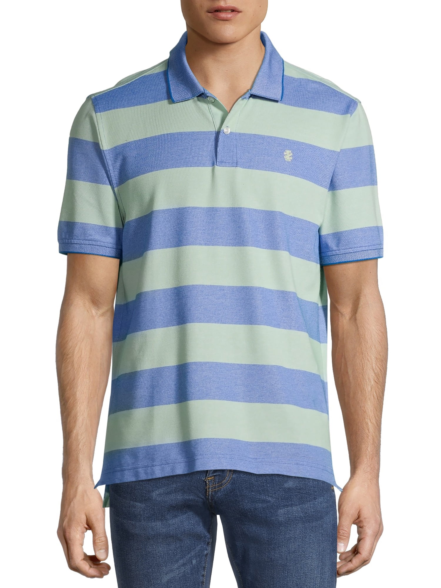 IZOD IZOD Men's Advantage Performance Comfort Stretch Stripe Polo