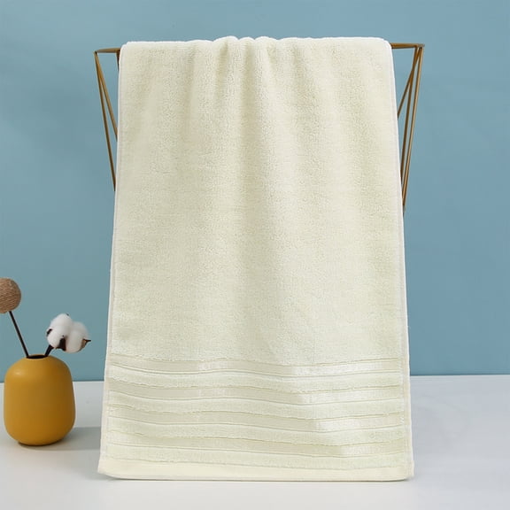 VQPeo Large Soft Highly Absorbent Turkish Bath Towel – Lightweight, Quick-Drying, Ideal for Bathroom, Beach, Shower, and Gym Use(Beige)