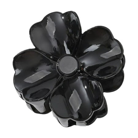 

Bright Faced Ladies Fashion Hair Clip Party Home Bath Clip Temperament Clip Clip Black J