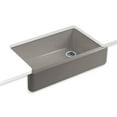 thumbnail image 1 of KOHLER K-6489-K4 Whitehaven Farmhouse Self-Trimming Apron Front Single Basin Sink with Tall Apron, Cashmere Cashmere 36 Inch Single Bowl with Tall Apron, 1 of 2