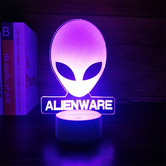Luz LED Alien 3D de Night Light Republic Of Gamers que cambia de color