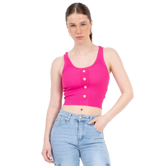 TOP PARA MUJER QUARRY SLIM FIT CON BOTONES