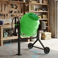 thumbnail image 6 of TABU Electric Cement Mixer,5.5 Cu ft Freestanding Concrete Mixer with Wheels for Stucco/Seeds(Green), 6 of 7