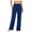 Dark Blue, variant on OSOLU Women Yoga High Waist Wide Leg Loose Casual Pants Sports Beach Vacation Comfortable Home Casual Pants Workout Stretchy Running Tummy Control Joggers Bottoms Dark Gray S