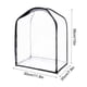 thumbnail image 1 of Bolsa de almacenamiento transparente de gran capacidad | Organizador de ropa multifuncional | Tejido transpirable duradero | Asa reforzada | Solución de almacenamiento plegable para viajes | 1 pieza, 1 of 3