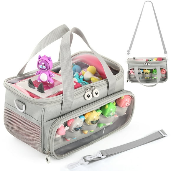 AYAOQIANG Estuche de Transporte para Toniebox Juego de Inicio Bolsa de Almacenamiento para Toniesbox Reproductor de Audio Caja de Transporte para Niños Accesorios Toniebox Gris