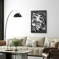 thumbnail image 3 of Beautiful Woman Face Metal Wall Art Decor, 3 of 9