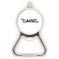 thumbnail image 1 of Special letra nombre inglés Daniel Acero inoxidable Metal cerveza tapa sacacorchos, 1 of 3
