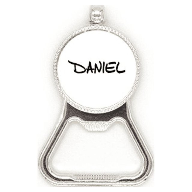 Special letra nombre inglés Daniel Acero inoxidable Metal cerveza tapa sacacorchos