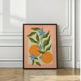 thumbnail image 3 of Orange Branch with Flowers Framed Art Modern Wall Decor, 3 of 15