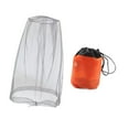 thumbnail image 4 of Red de protección para cabeza con bolsa de transporte, malla para cabeza, ideal para hombres y mujeres, viajes, actividades al libre, Gris S, 4 of 8