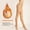 nude, variant on Ms.Myland Women's Dressy Silky Tummy Control Tights, Nude 1 Pair