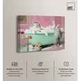 thumbnail image 2 of Spa Day for Fluff Canvas Print Cats Art by Art Remedy, Gallery Wrapped, 24 x 20, 2 of 6