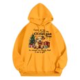 thumbnail image 2 of Highland Cow Christmas Hoodies for Women 2025 Long Sleeve Western Country Graphic Hooded Sweatshirt with Pockets Pullover Top, 2 of 3