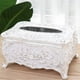 thumbnail image 4 of Lujosa funda para caja de pañuelos, superficie chapada en oro, decoración victoriana que facilita la elegancia y funcionalidad para su hogar, baño, sala de estar (compatible con cajas de pañuelos, 4 of 7