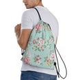 thumbnail image 5 of Japuie Vintage Floral Print Drawstring Backpack,Drawstring Bags, Draw String Back Bag,Sport Gym Bag for Sports, Gym, Travel, Swimming, Beach -Small, 5 of 7